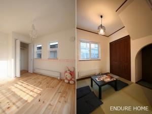 子供部屋は可愛く♪
和室はシンプルに♪