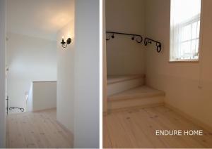 白い空間に可愛いアイアンが映えて
とても素敵です♡