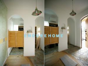 玄関には土間収納も併設
濡れ物の収納も楽ちんです♪