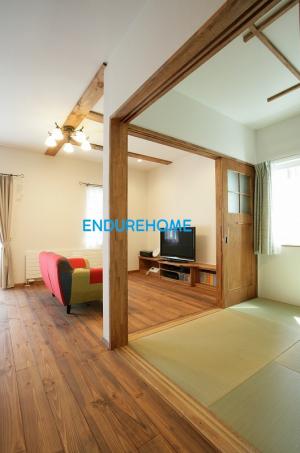 リビングは畳スペースを続きで、
一体で使えて使い易いプランです！