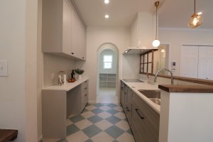 キッチン～パントリー～ランドリールーム、家事楽動線