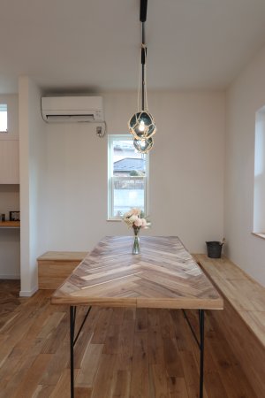 造作テーブル　ベンチ