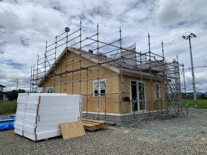 構造用面材貼終了