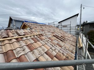 輸入瓦ならではの風合い