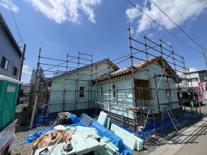 外張り断熱完了